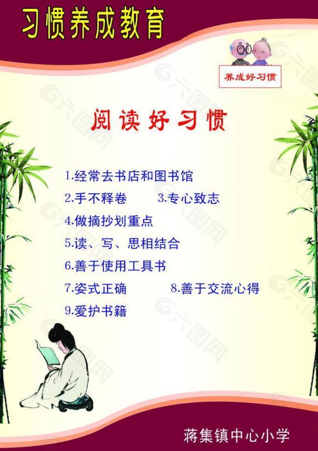閱讀好習慣圖片