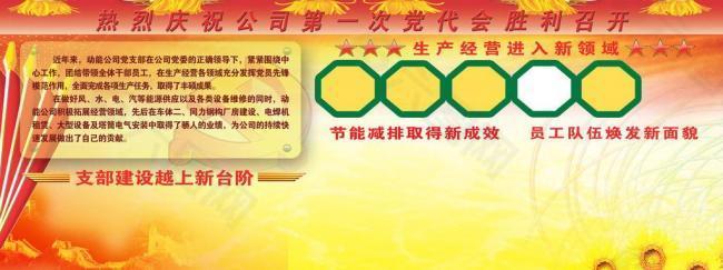 公司黨建展板宣傳設(shè)計圖片