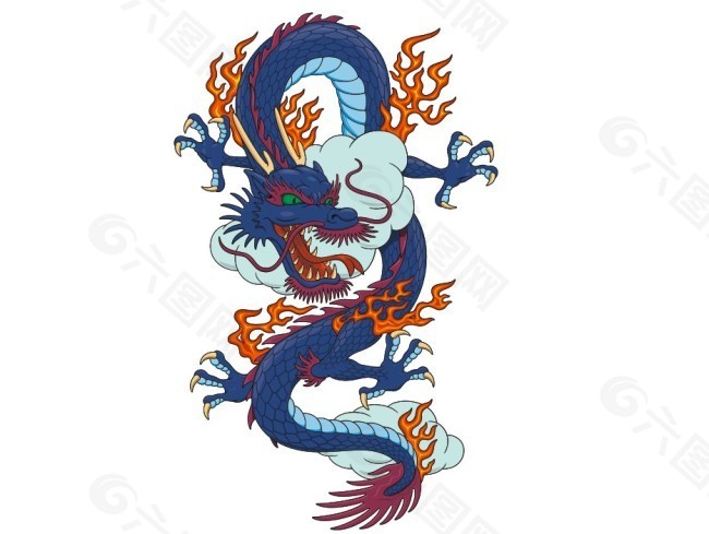 彩色龍