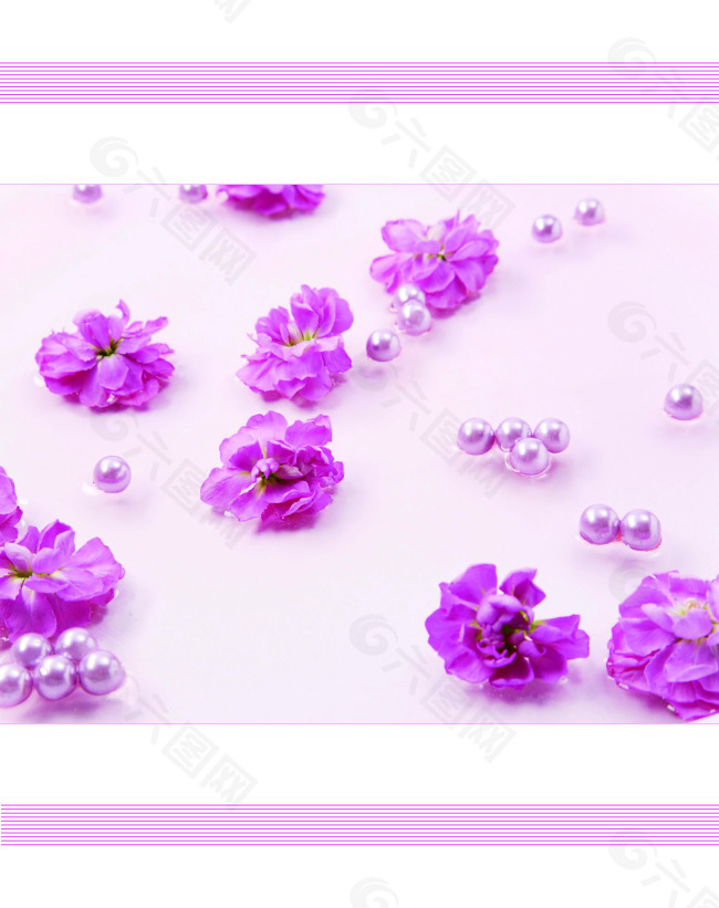 花朵珍珠移門(mén)圖片