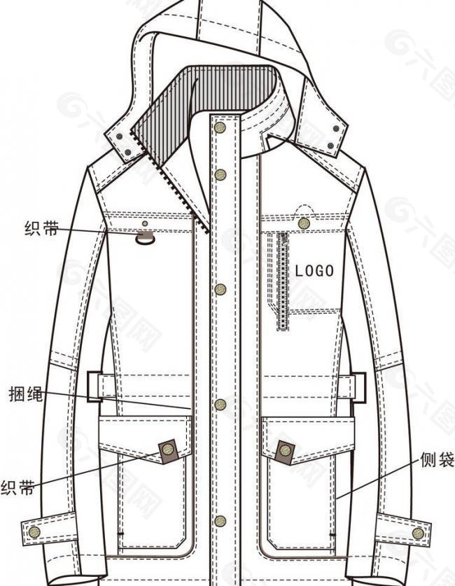 男士 帽衣圖片