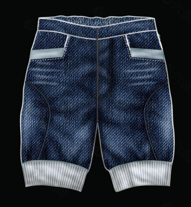 ps分層牛仔庫圖片