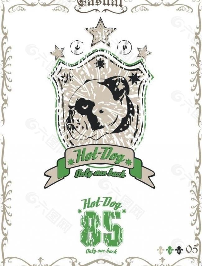 休閑t shirt印花圖片