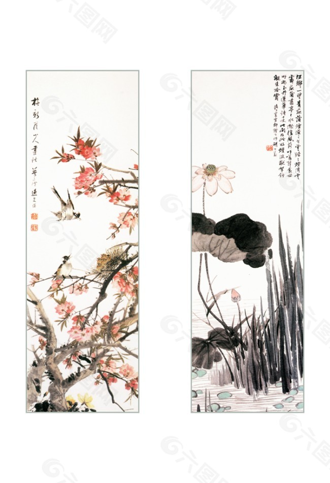 國畫移門