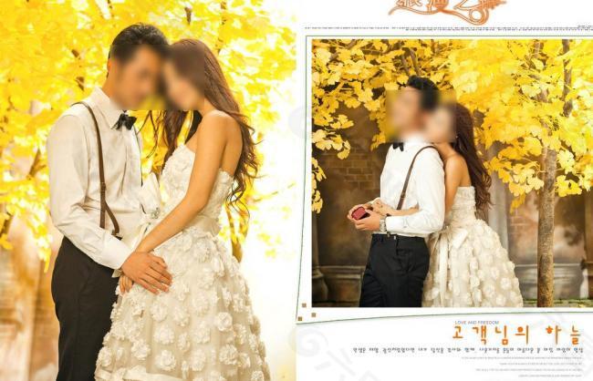 婚纱照相册模板图片