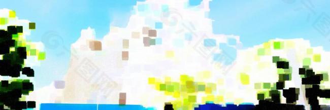 風(fēng)景 抽象畫圖片