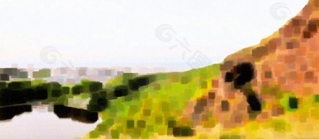 風(fēng)景 抽象畫圖片