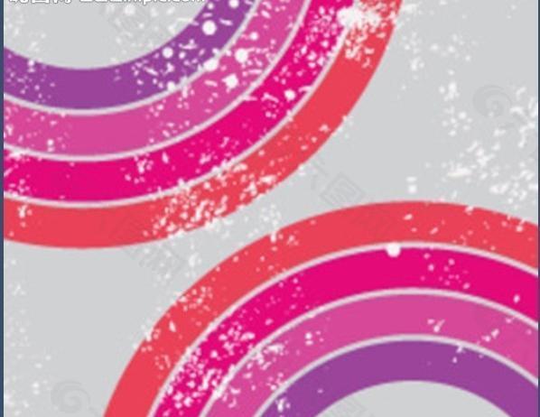 幾何復(fù)古花紋圖片