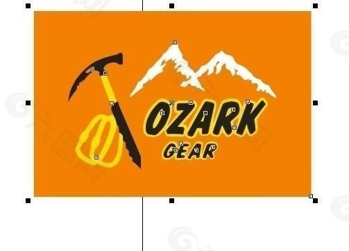奥索卡标志ozark logo图片