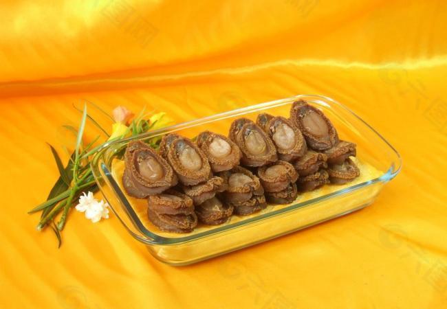 鮑魚 海鮮 美食圖片