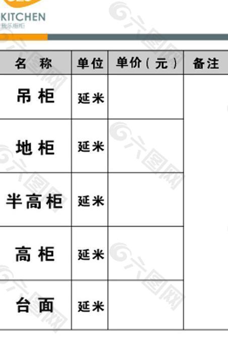 我樂櫥柜標簽圖片