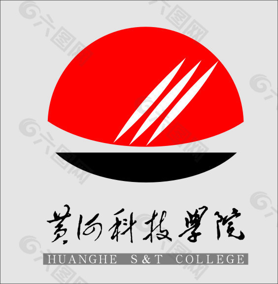 黄河科技学院logo