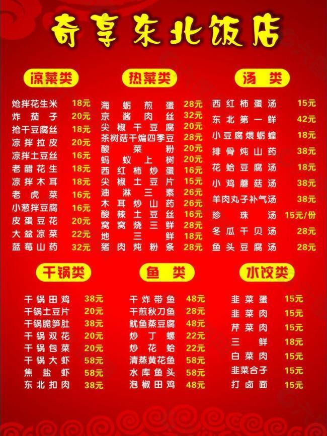 菜單圖片