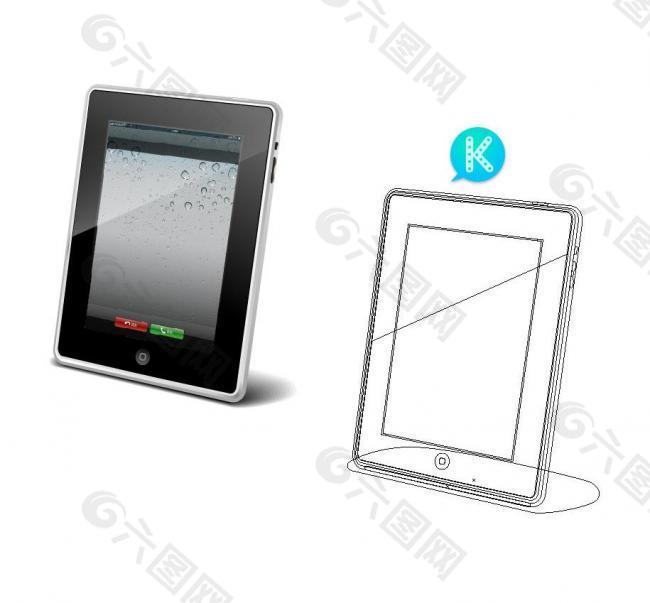 ipad 圖標 矢量源文件圖片