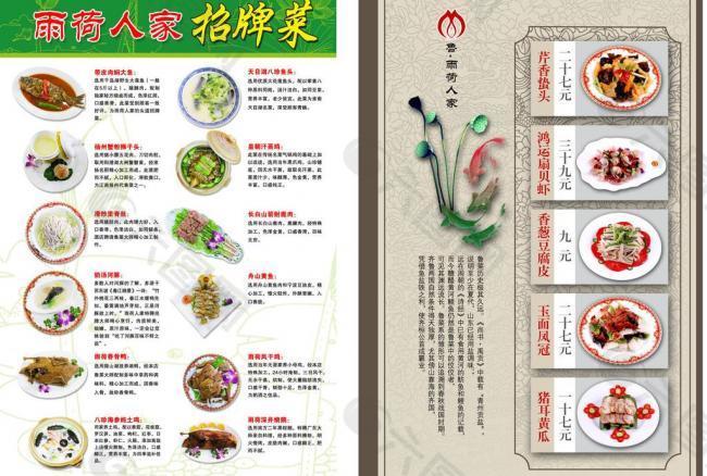 菜單模板圖片
