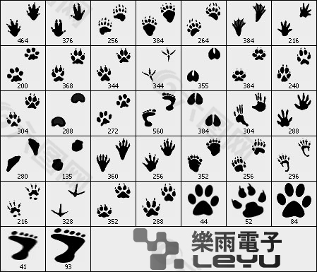 37款腳掌筆刷