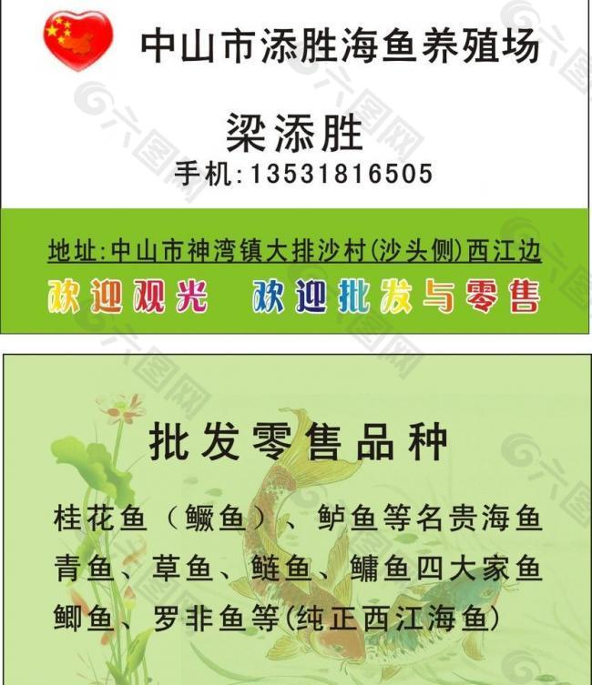海魚名片圖片