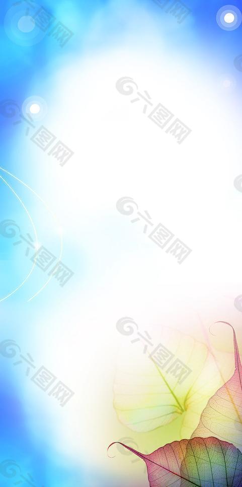 树叶背景底图图片