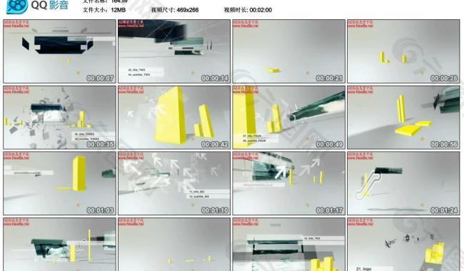 動態(tài)視頻立體ae模板圖片