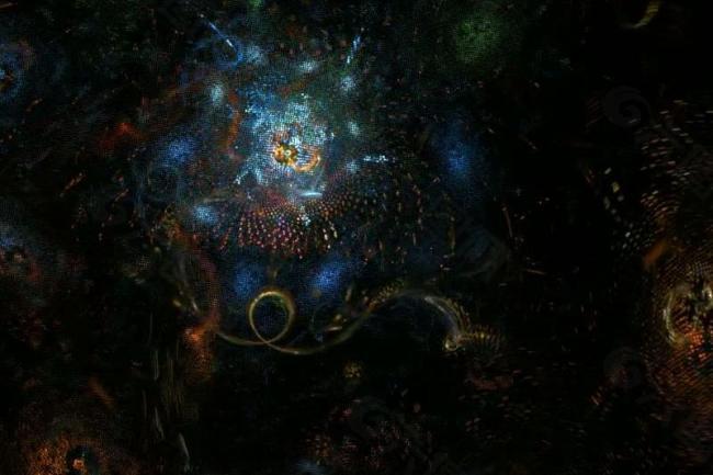 抽象动态光晕视频背景图片