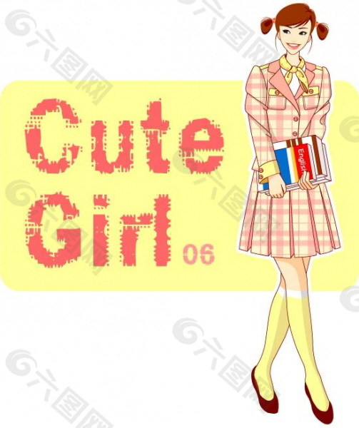 可愛女孩