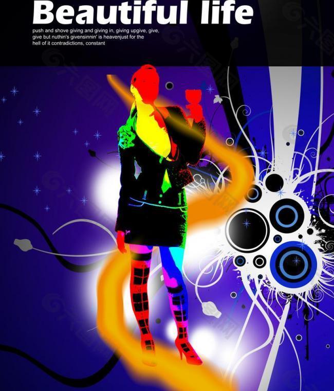 時尚 運動 圓 花紋 星星圖片