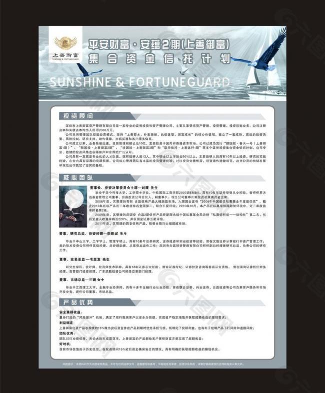 金融單頁圖片
