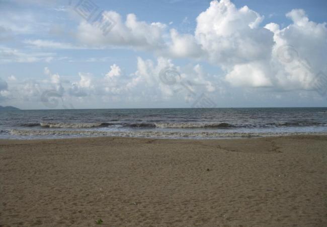 臺(tái)山海灘邊圖片
