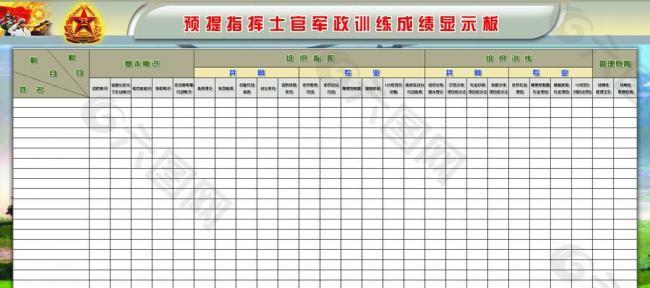 部隊(duì)公告欄圖片