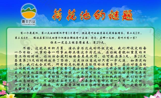 荷花池迷題圖片