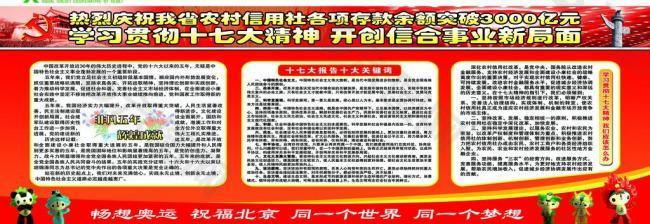 農(nóng)村信用聯(lián)社櫥窗圖片