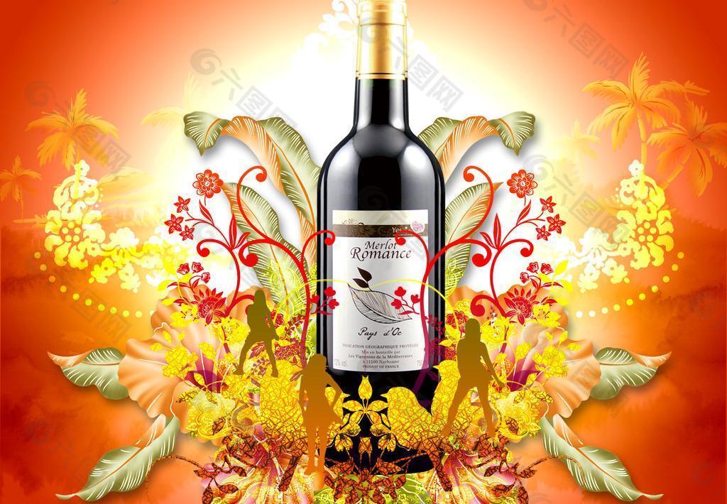 紅酒海報(bào)圖片
