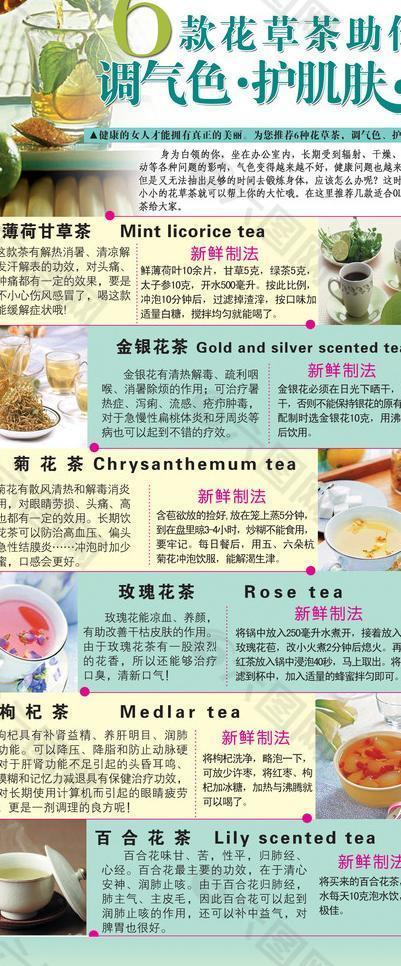 花草茶圖片
