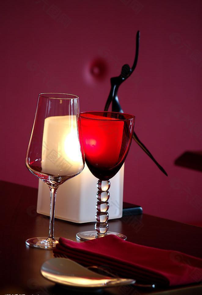 酒杯 玻璃杯 红酒 艺术图片