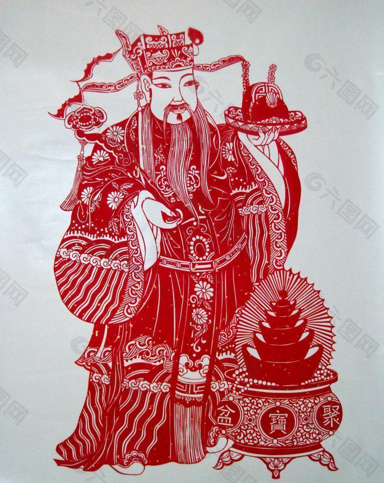 人物剪紙圖片