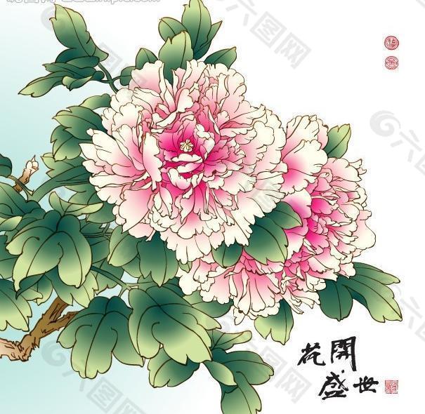 牡丹 花開盛世圖片