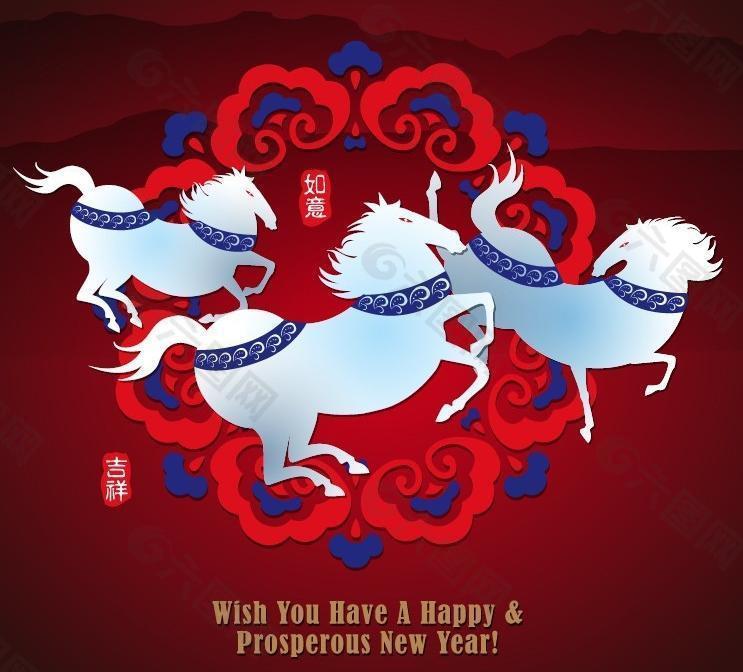 2014馬年海報(bào)圖片