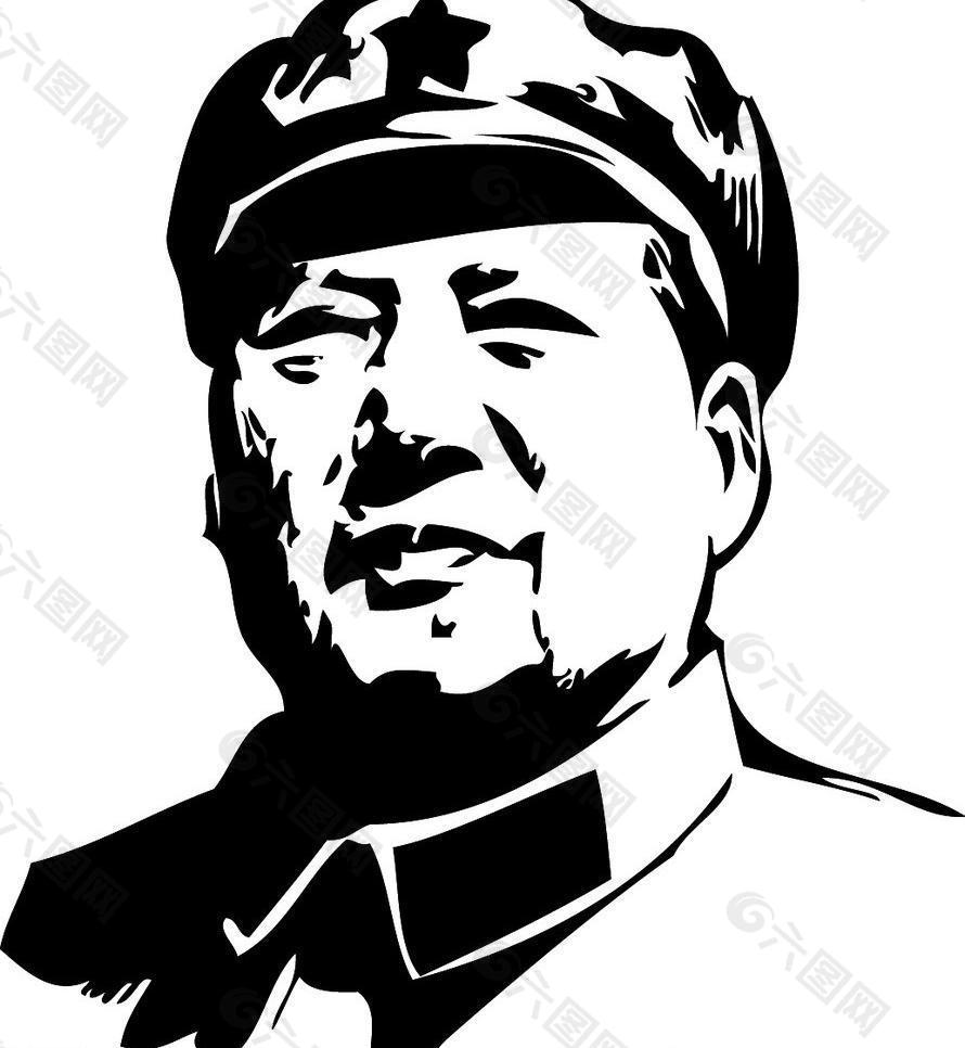 毛主席頭像圖片