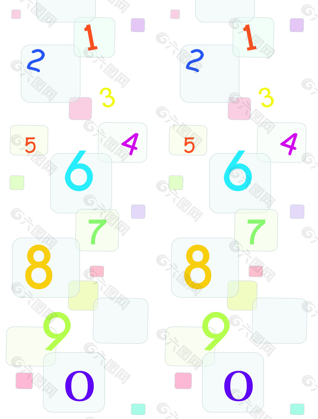 數(shù)字移門背景圖案