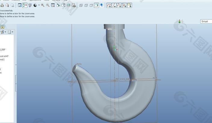 教程：如何在Pro／E使起重机的吊钩