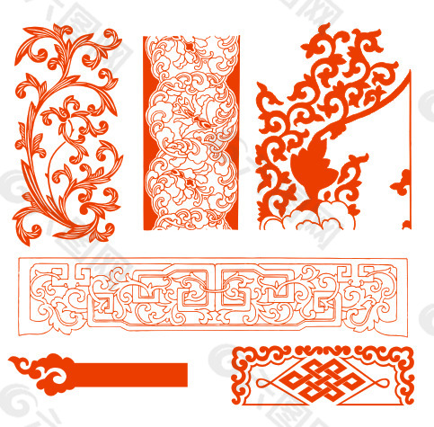 中國(guó)傳統(tǒng)紋樣矢量圖