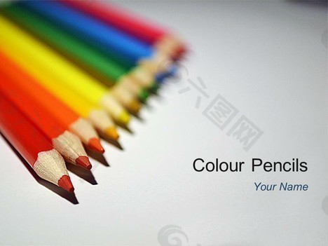 彩色铅笔模板
