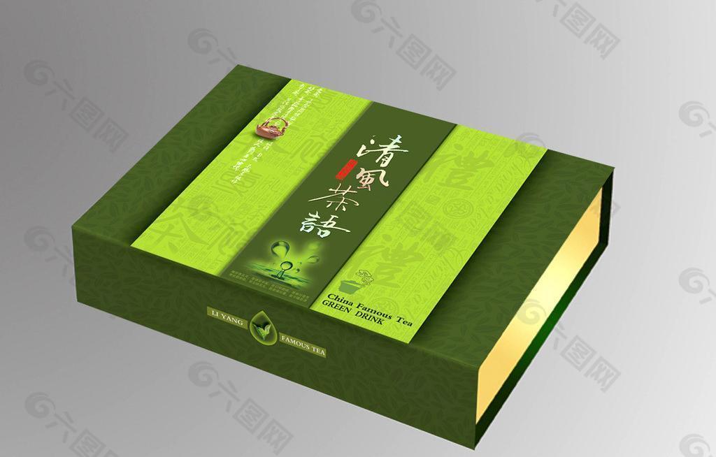 清风茶语包装（平面图）图片
