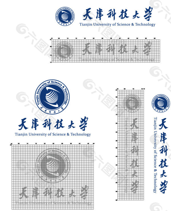 浏览本次作品的您可能还对天津科技大学标志组合,科技大学校徽,logo