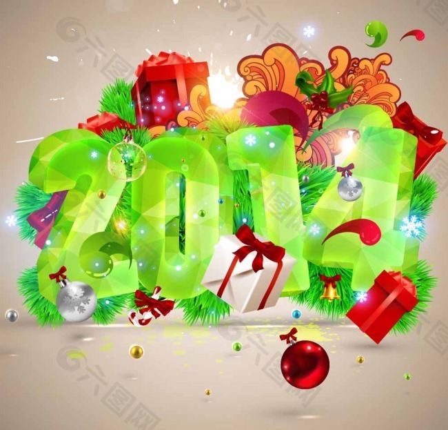 2014年圣誕節(jié)海報(bào)