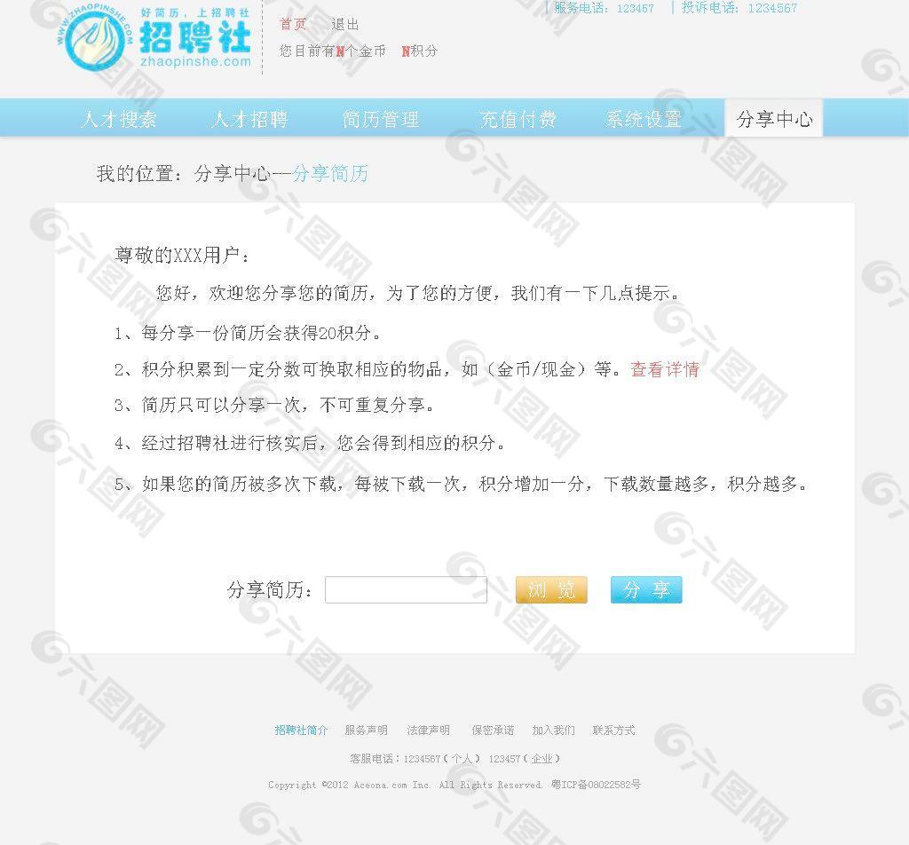 分享簡(jiǎn)歷圖片