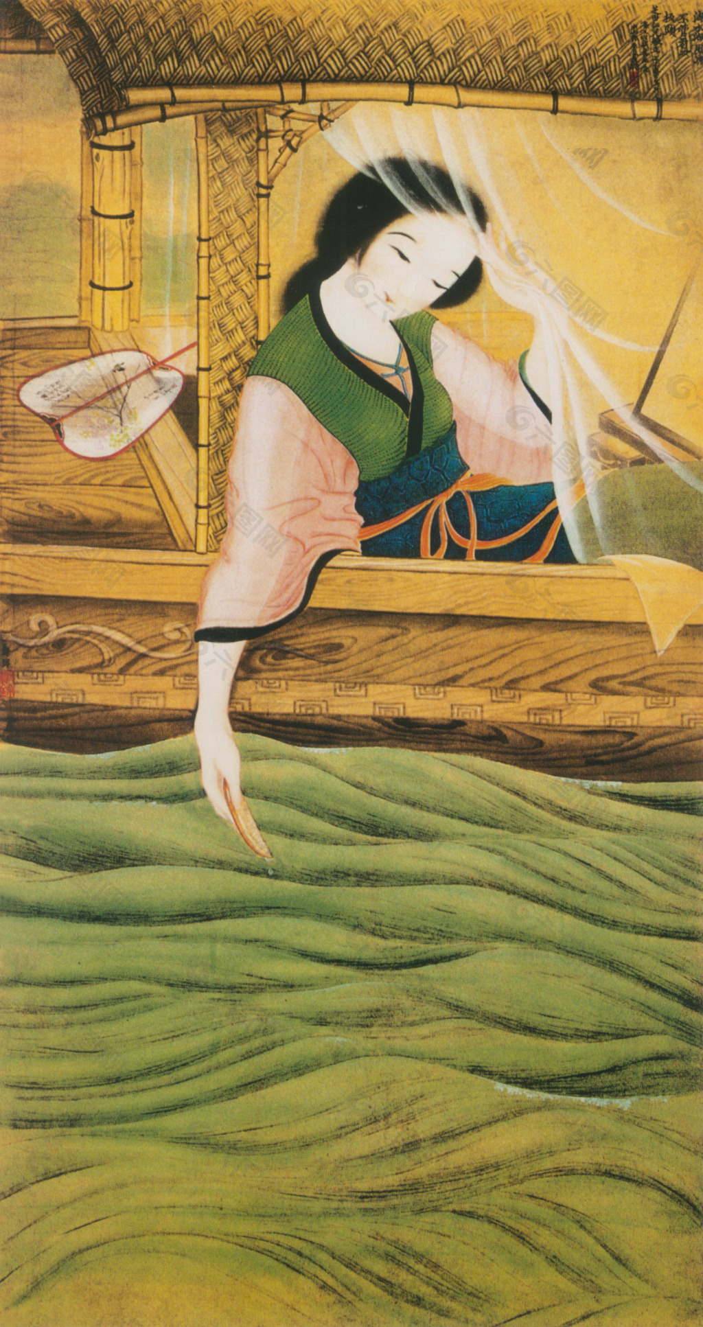 滌梳圖