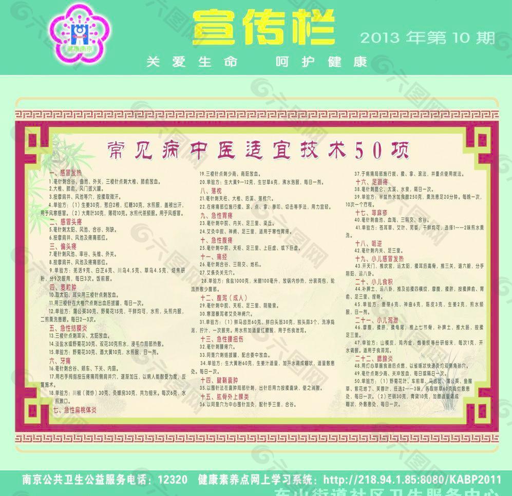 醫(yī)院宣傳欄圖片