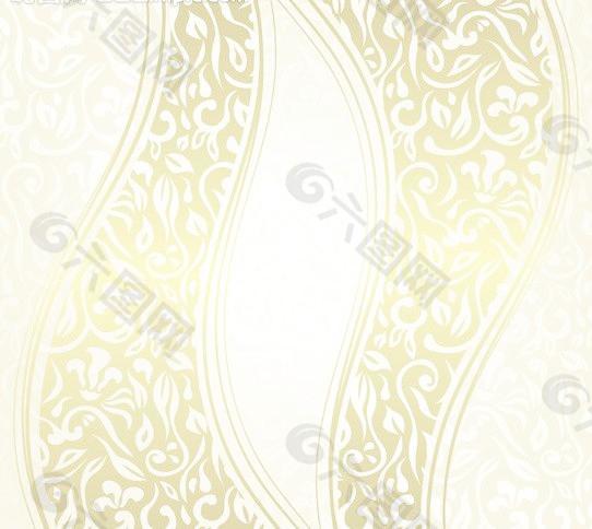 歐式花紋背景圖片