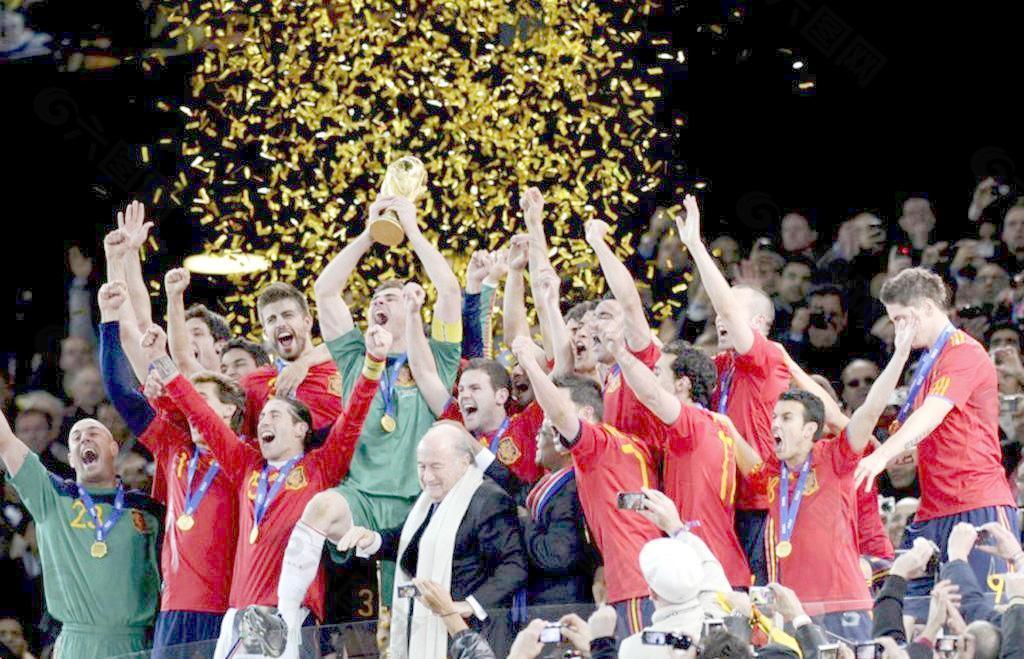 2010南非世界杯冠军西班牙图片